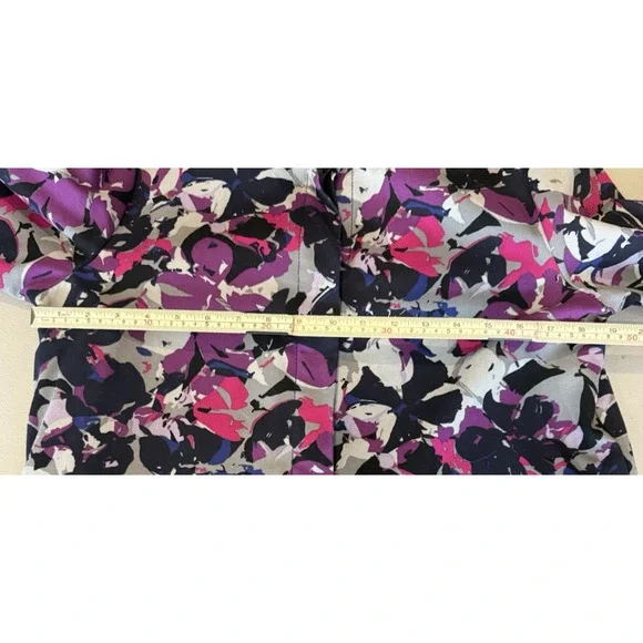 Thakoon Womens Midi Floral Trench Rain Coat Size M Bloomcore Art To Wear Abstrac - Picture 12 of 14